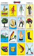 Lotería 1 Juego de Naipes Grande c/20 Tablas Chicas 13.5×21.5 Gallo® 17279 [Bolsa] 748622172797 4