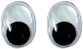 Ojo Movible Ovalado 7×10mm Mercería® Pieza 02