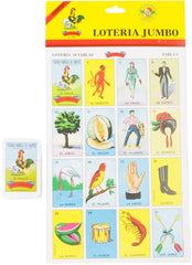 Lotería 1 Juego de Naipes Grande c/10 Tablas Jumbo 23×36cm Gallo® 17284 [Bolsa] 748622172841