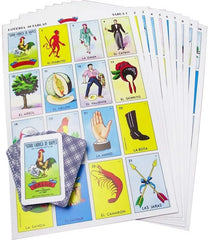 Lotería 1 Juego de Naipes Grande c/10 Tablas Jumbo 23×36cm Gallo® 17284 [Bolsa] 748622172841 2