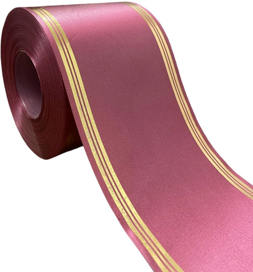 Listón Cerimony LAME Burdeos 80mm×50m Bolis® 62 [Pieza] 8001565170902