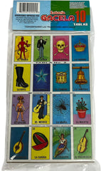 Lotería 1 Juego de Naipes Grande c/10 Tablas Chicas 13.5×21.5 GACELA® IRIS® [Bolsa] 706846220045 2