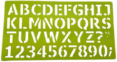 Plantilla de Letras Gótica c/5 24mm Abc® [Pieza] 7502236410118