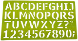 Plantilla de Letras Gótica c/5 24mm Abc® Pieza 7502236410118