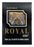 Naipe Póker Negro Royal de Plástico Lavables ASHA® Pieza 7503002925591 2