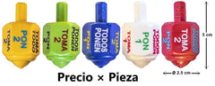 Pirinola Colores 5×Ø 2.5 cm ARZA® [Pieza]