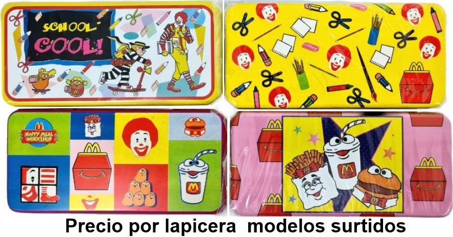 Lapicera Caja Metálica McDonald's® 19×9×2cm TinBoxCo® Pieza 78678077501 01