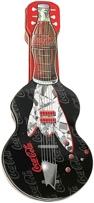 Lapicera Caja Metálica Guitarra Coca Cola® 24×10×4cm TinBoxCo® Pieza 78678661038 01