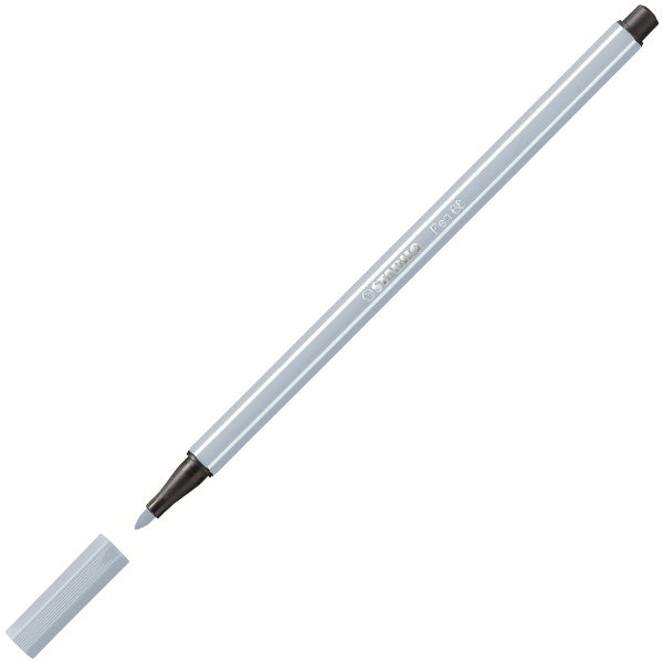 Marcador-Plumón Pen 68 Gris Stabilo® 68/94 Pieza 4006381333528 01