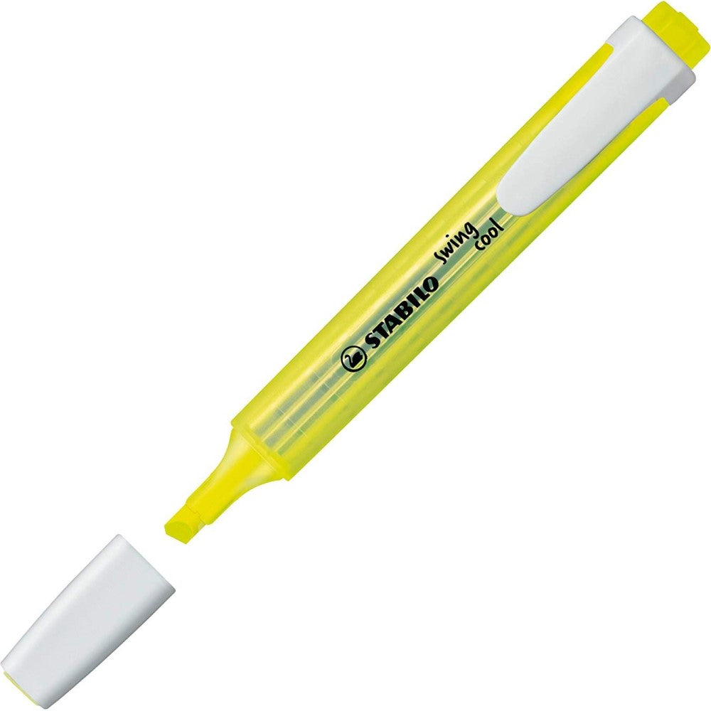 Marcador Textos Swing Cool Amarillo Neón Stabilo® 275/24 Pieza 4006381135924 01