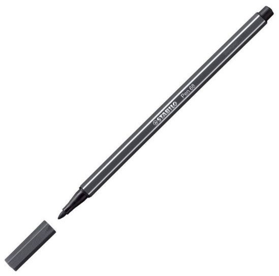 Marcador-Plumón Pen 68 Negro Stabilo® 68/46 Pieza 4006381333313 01