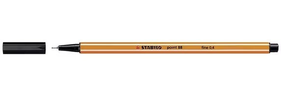 Marcador Rotulador Point 88 Negro Stabilo® 88/46 Pieza 4006381105316 01