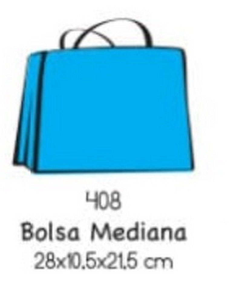 Bolsa p/Regalo Kraft Go Kraft Colores 21.5×28×10.5 Mediano Gostech® [Pieza] 7501363719972