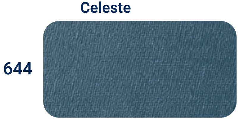 Tela p/encuadernar Grano Liso Cambric Celeste 644 1.04×1m Keratol (piroflex) Metro 01