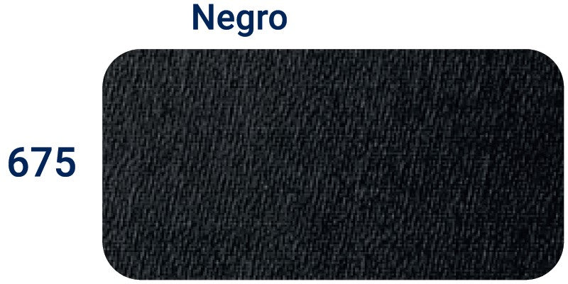 Tela p/encuadernar Grano Liso Cambric Negro 675 1.04×1m Keratol (piroflex) Metro 01