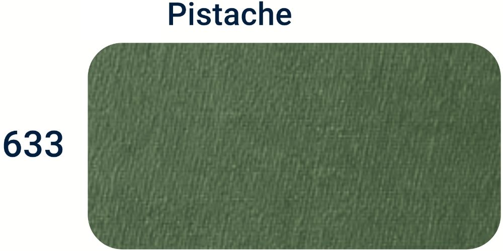 Tela p/encuadernar Grano Liso Cambric Pistache 633 1.04×1m Keratol (piroflex) Metro 01