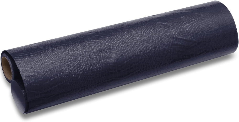 Tela p/encuadernar Cocodrilo - Azul 645(C) 1.04×1m Keratol (piroflex) Metro 01