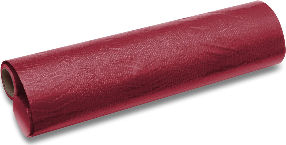 Tela p/encuadernar Cocodrilo - Rojo 562(C) 1.04×1m Keratol (piroflex) Metro 01