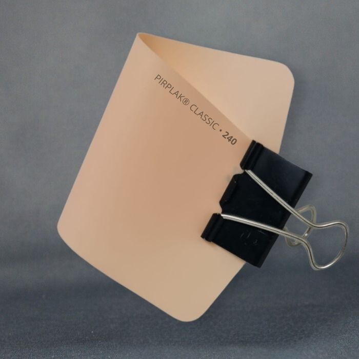 Polipropileno pliego 240 0.4mm Durazno 90×120cm Priplak® Hoja 01