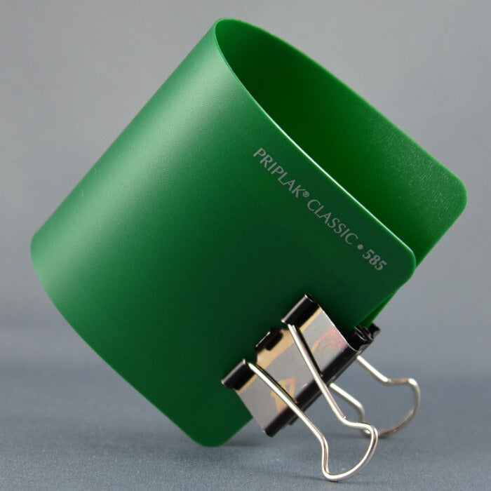 Polipropileno pliego 585 0.4mm Verde Fuerte 90×120cm Priplak® Hoja 01