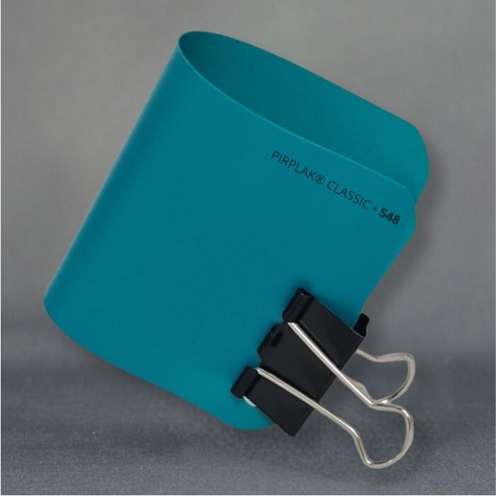 Polipropileno pliego 548 0.4mm Verde Turquesa 90×120cm Priplak® Hoja 01