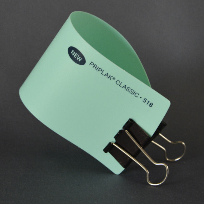 Polipropileno pliego 518 0.4mm Verde Aqua 90×120cm Priplak® Hoja 01