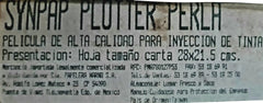 Película Poliéster Hoja Synpap InkJet 1/cara Perla 165micron Carta Marmo® [Hoja] 2