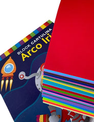 Block Cartulina Arcoiris Reflec y Fluorec 24 hojas Carta Imperial® 3698 [Bloque] 7501126336989 2