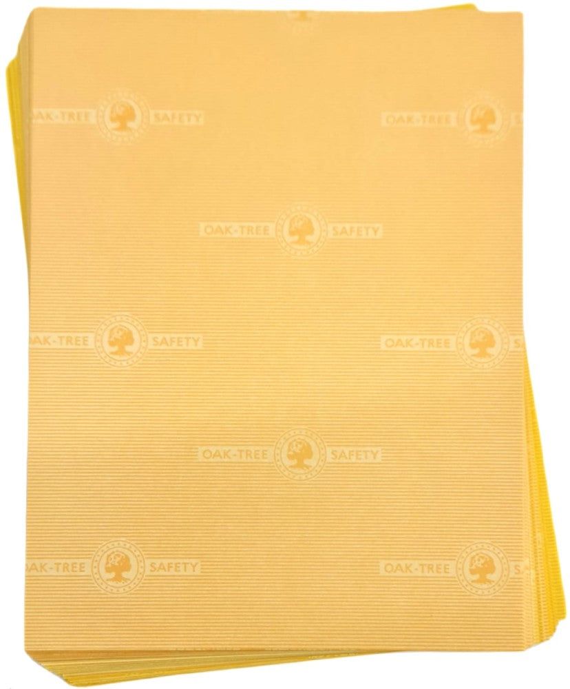 Papel Seguridad paquete c/100 90g Oro Carta Oak-Tree® Cien hojas 01