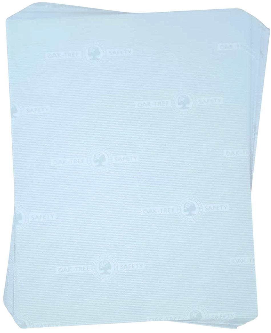 Papel Seguridad paquete c/100 90g Azul Claro Carta Oak-Tree® Cien hojas 01