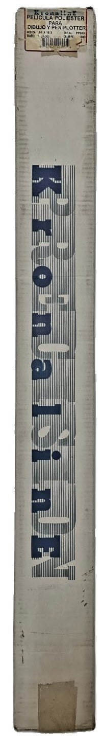 Película Poliéster Rollo Calibre.003" 1/cara N/2" Mate .91×18.3m KronalinE® PP603 [Rollo] 792949106034 3