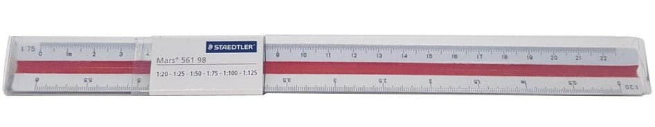 Escalímetro Plástico Mars® Tipo1 30cm Staedtler® 561 98-1B [Pieza] 4007817533024