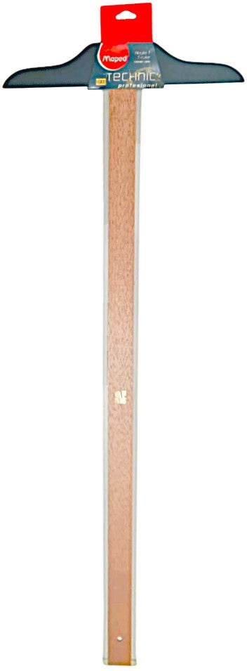 Regla "T" Profesional #1302 Fija Madera-Acrilic 100cm sin Graduar sin bisel Maped® [Pieza] 734365021003 3