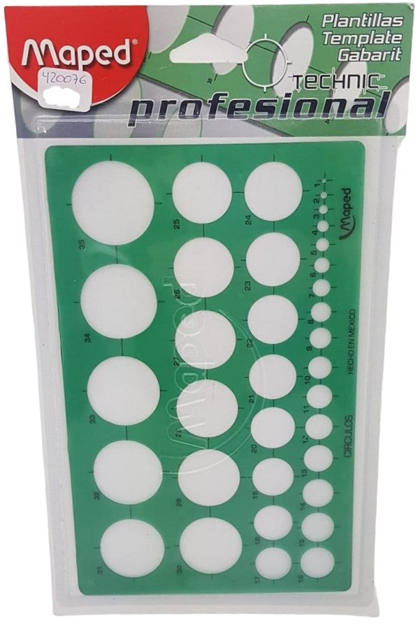 Plantilla 1321 #22 Círculos Silco® 1321I022 [Pieza] 734365370224