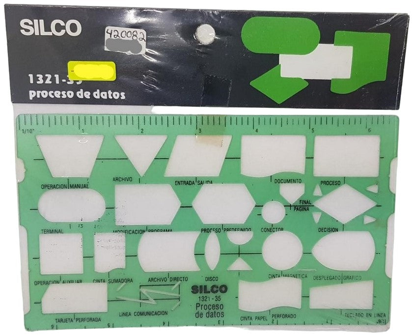 Plantilla 1321 #35 Computación Silco® 1321I035 [Pieza] 734365370354