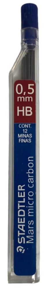 Minas 0.5mm HB Tubo c/12 Staedtler® 250 05-HB [Tubo] 4007817211908