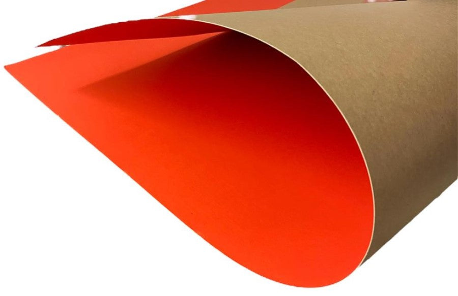Cartulina América 24Pts Naranja Fuerte 70×100cm #214 Hoja 01