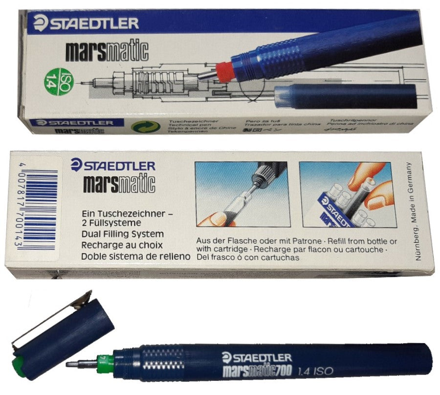 Estilógrafo Mars® Matic ISO 1.40 Staedtler® 700 M14 Pieza 4007817700143 01