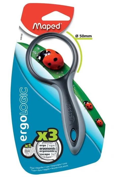 Lupa Plástico ×3 ø50mm Maped® 39100 [Pieza] 3154140391003