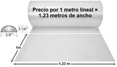 Rollo Plástico Burbuja Burbuja Chica 3/16"altura Ø 3/8" 1.23×1m C-pack® CH-1 [Metro]