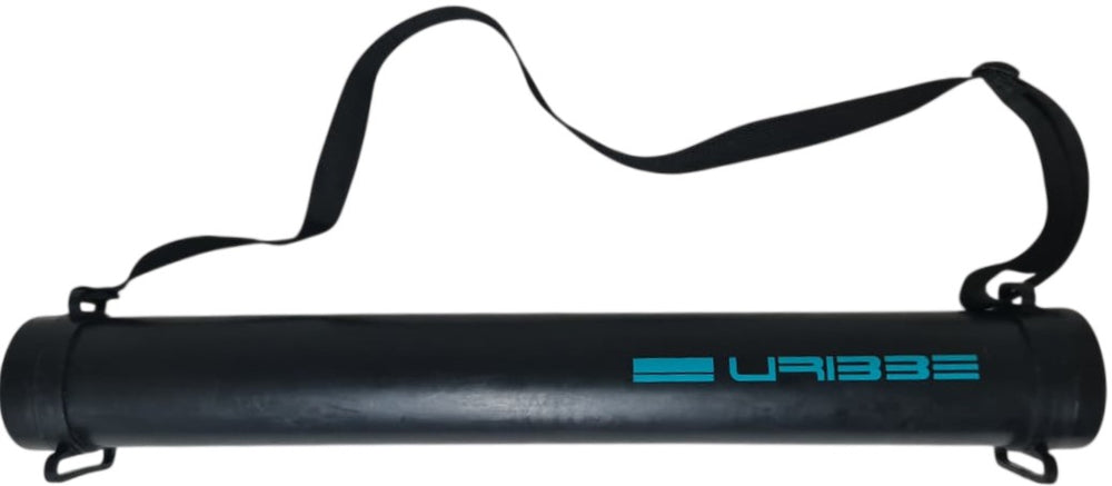Porta Planos Tubo pvc c/Tirante y porta "T" 65cm Negro 66×Ø8.9cm URIBBE® [Pieza]