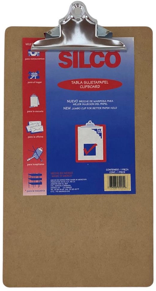 TablaAgarraPapel Fibracel c/Clip Macocel Oficio Maped® 35013 [Pieza] 734365350134