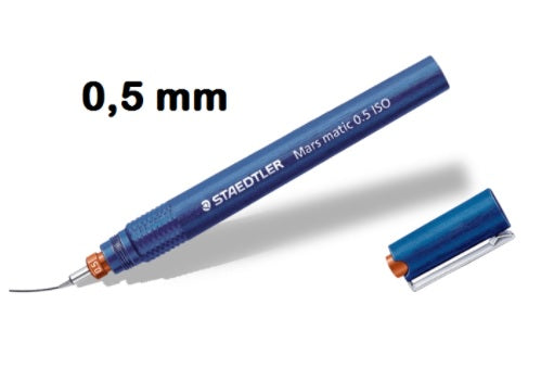 Estilógrafo Mars® Matic ISO 0.50 Staedtler® 700 M05 02 Pieza 4007817700228 01