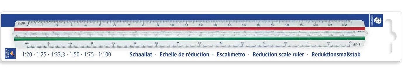 Escalímetro Plástico Mars® Tipo2 30cm Staedtler® 561 98-2B [Pieza] Imagen secundaria del producto