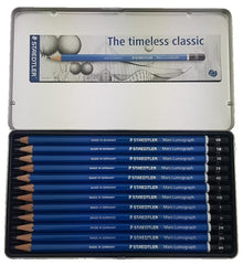 Lápiz p/Dibujo Estuche Mars® Lumograph c/12 12 Grados Staedtler® 100 G12 12 [Estuche] 4007817104729