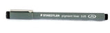 Estilógrafo Desechable pigment liner .05mm Negro Staedtler® 308 005-9 04 Pieza 4007817308196 01