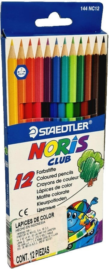 Color de Madera Largos Noris Club Hexagonal Colores Est.c/12 Staedtler® 144 NC12 [Estuche] 4007817144145