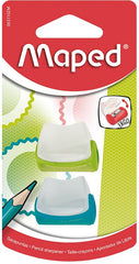 Sacapuntas de Plástico Vivo c/Tapa c/2 Colores c/Deposito Silco® 63111ZM [Pieza] 3154140631109