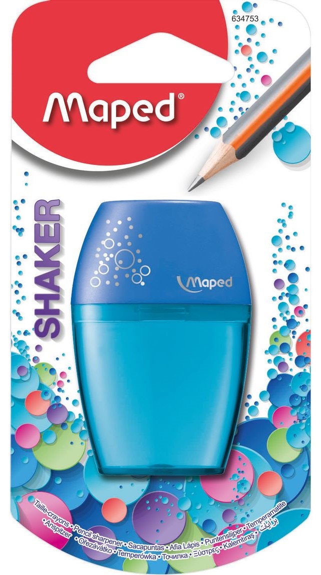 Sacapuntas de Plástico Shaker Colores c/Deposito Maped® 534753 [Pieza] 3154146347530 2