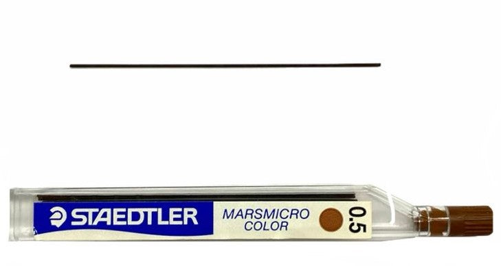 Minas Microchrom 0.5mm Café Tubo c/12 Staedtler® 254 05-7 [Tubo]